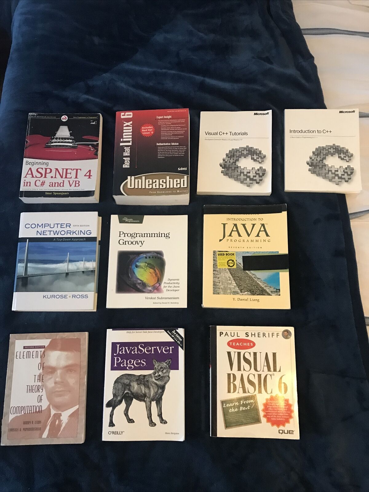 lot of 10 computer books in good condition