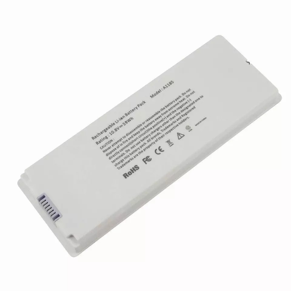 New 10.8V Battery For Mac MacBook 13" 13.3" Inch A1181 A1185 MA561 MA566 White