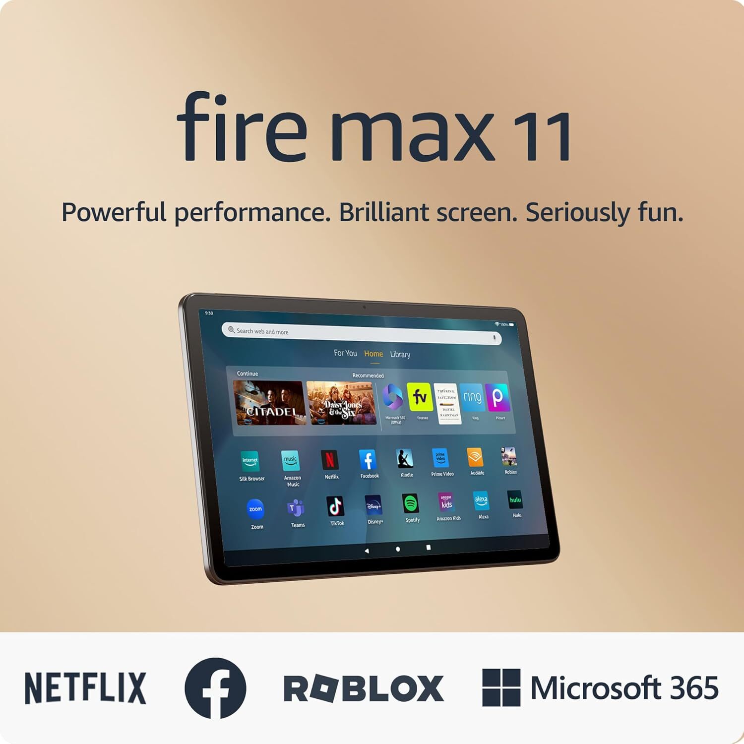 NEW 2024 Amazon FIRE MAX 11 LATEST Tablet 4k Display WiFi 6 ALEXA 14Hour Battery