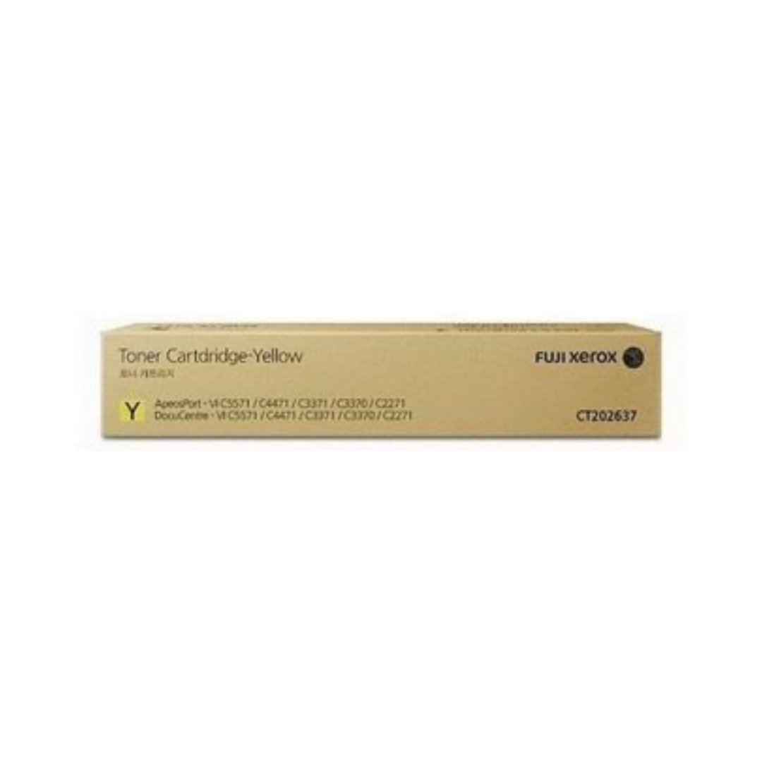 Genuine Sealed Fujifilm CT202637 Yellow Toner