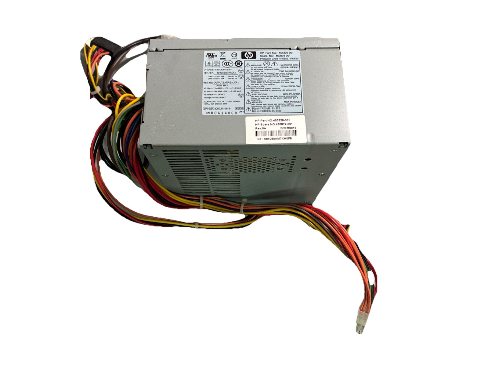 HP Compaq PS-6301-9 Power Supply 300W