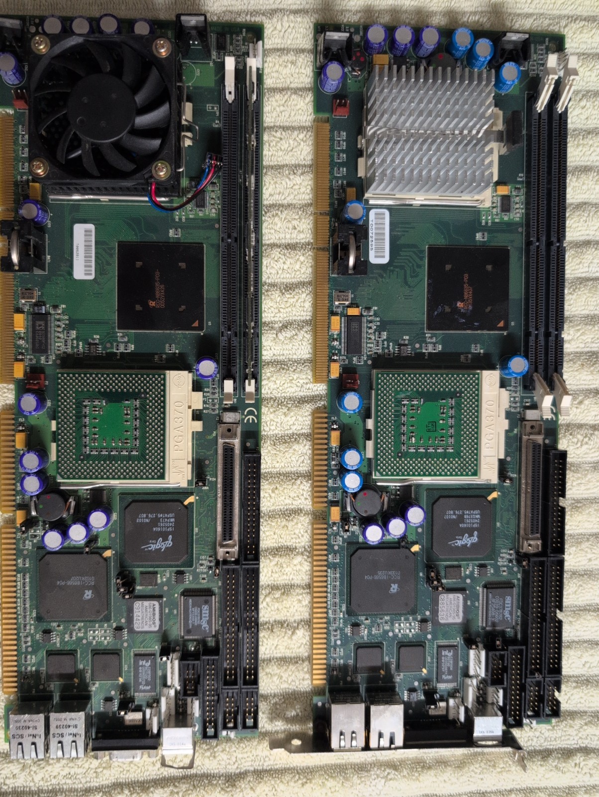 Qty 2: 92-005891-0x Single Board Computers. Rev J and Rev H-04