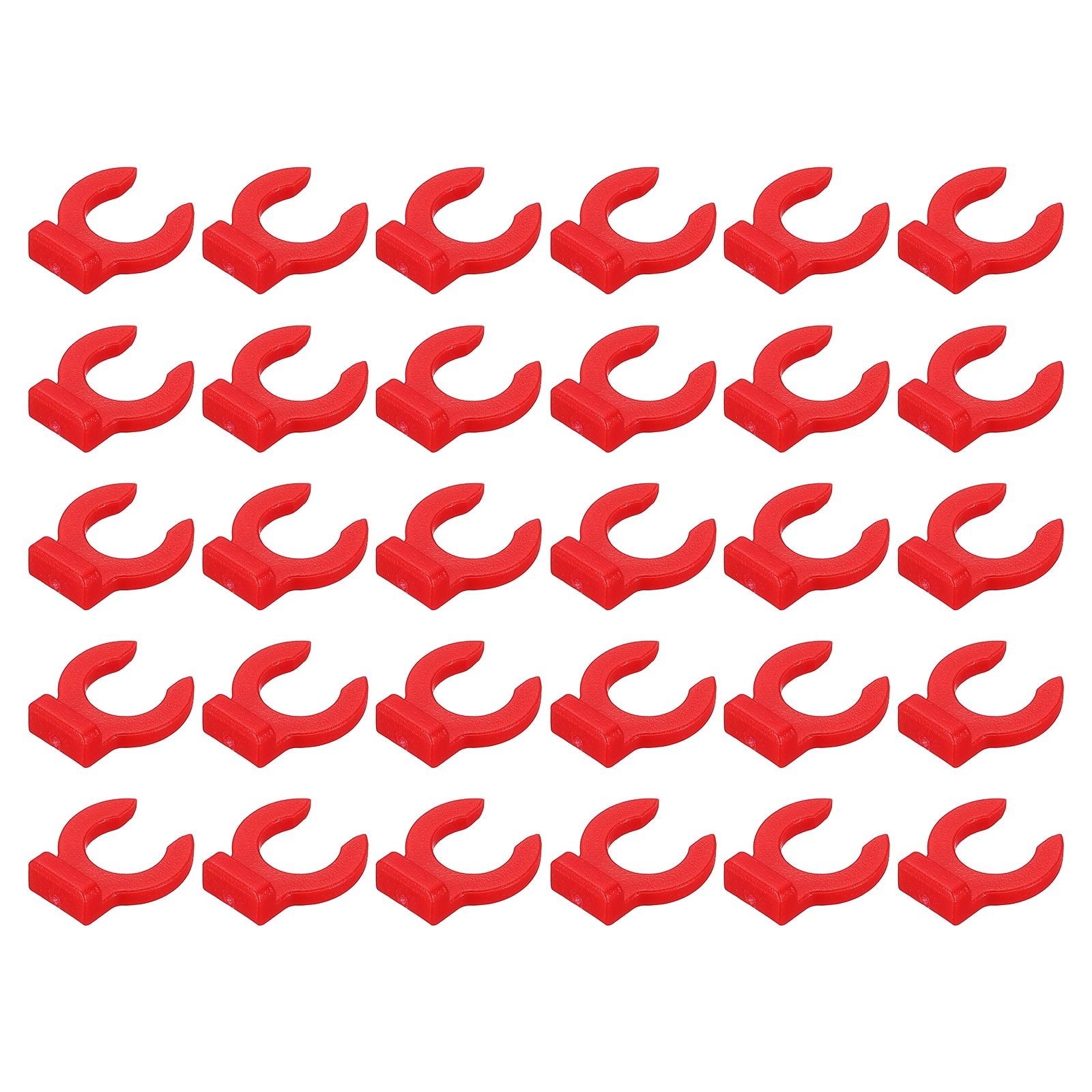 30Pcs 3D Printer Tube Collet Clips for Fixed 1.75mm Filament Printer Red