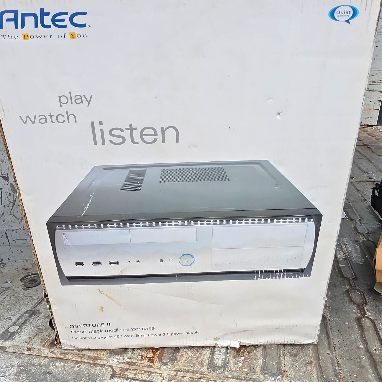 Antec Overture II ATX Desktop Media Center Case w/ 450W PSU, USB/Audio/FireWire