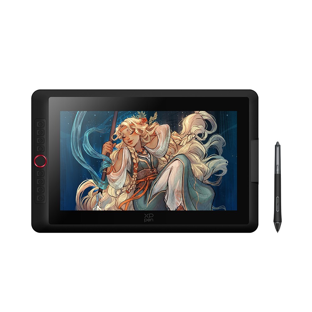 XPPen Artist 15.6 Pro V2 Graphics Drawing Tablet 16384 Level X3 Pro Stylus Used