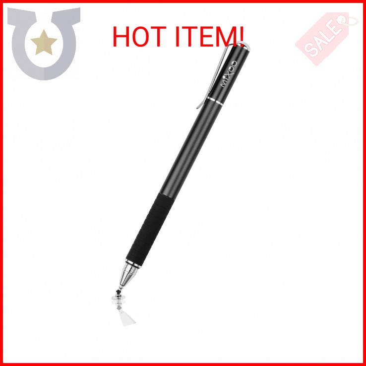Mixoo Capacitive Stylus Pen,(Disc and Fiber Tip 2-in-1 Series) High Sensitivity 