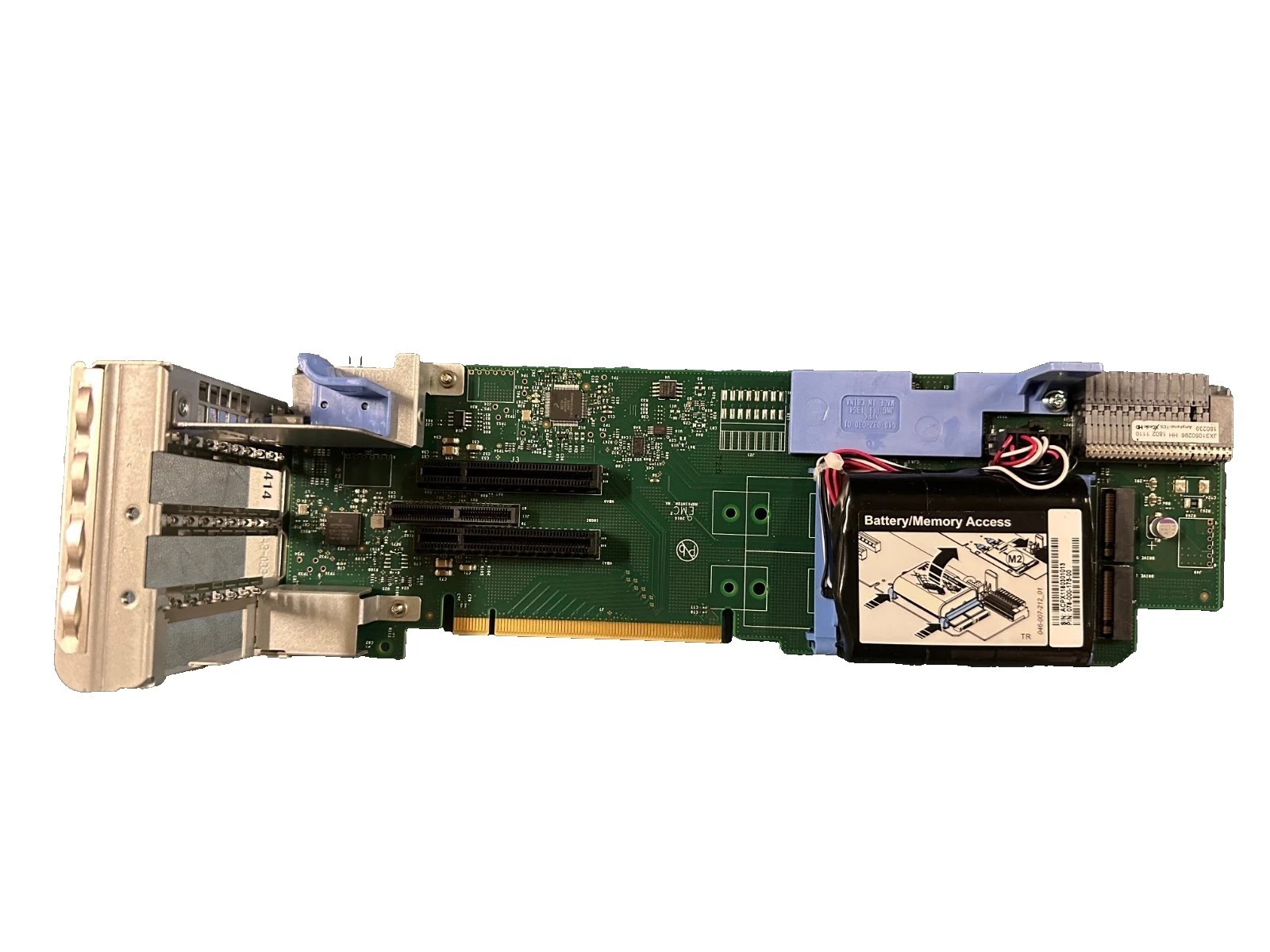 EMC 100-572-072-02 EMC PCB HBA Riser Board H500 H600 WITH BATTERY303-337-000D-01