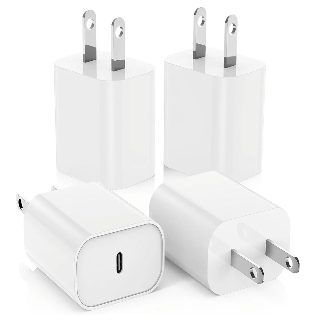 2Pack USB C Charger Block Fast Charging Block Type C Power Adapter 20W...