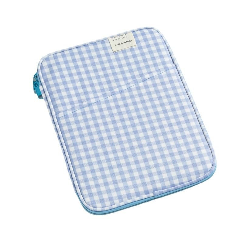 11-13Inch Cute Puffy Laptop Sleeve Fairycore Carrying Bag 13inch, Blue