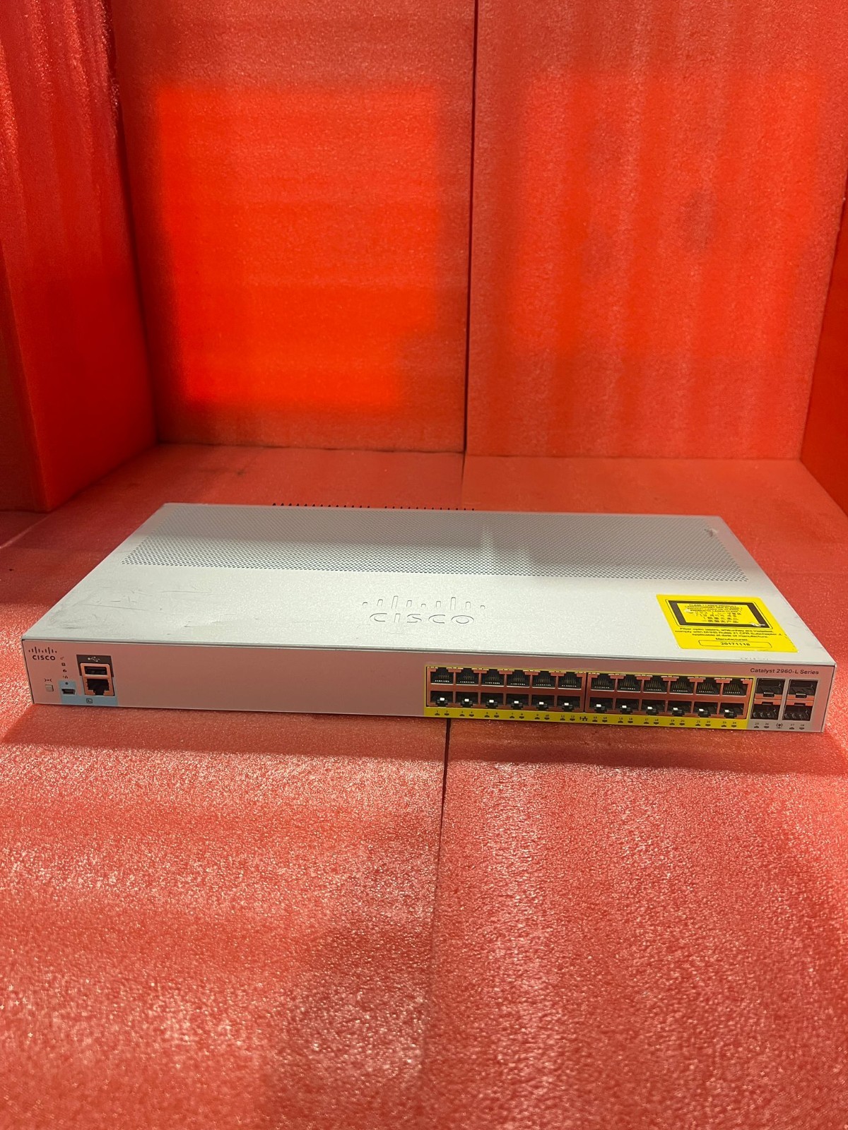 Cisco Catalyst 2960-L Series WS-C2960L-24PS-LL 24-Port PoE Ethernet Switch