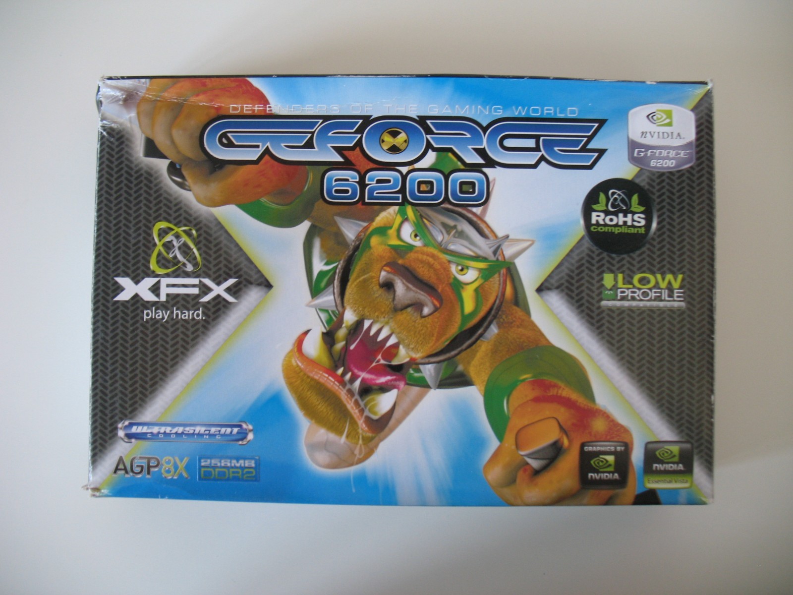 XFX GeForce 6200 256MB DDR2 AGP8X PV-T44A-WANG (CIB, NO CARD) - BOX ONLY