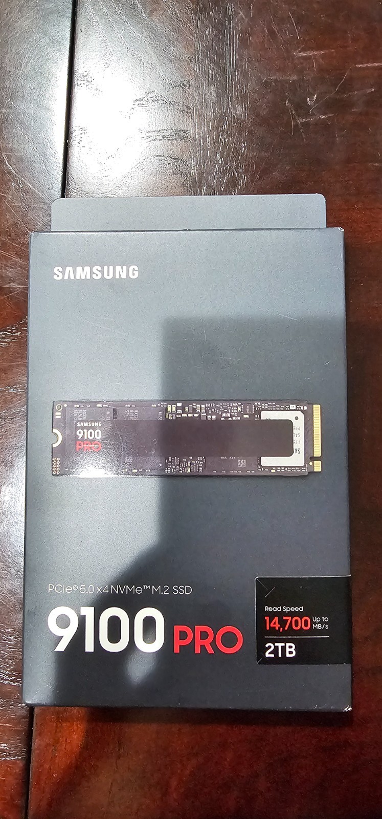 Samsung - 9100 PRO 2TB Internal SSD PCIe Gen 5x4 NVMe, Speeds Up to 14700 MB/s