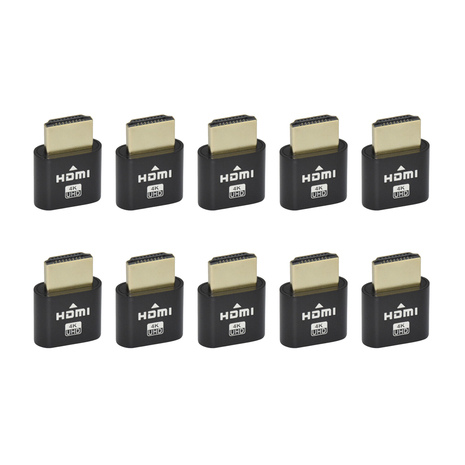 10 pcs HDMI Virtual Display Adapter Dummy Plug Headless Emulator Splashtop Miner