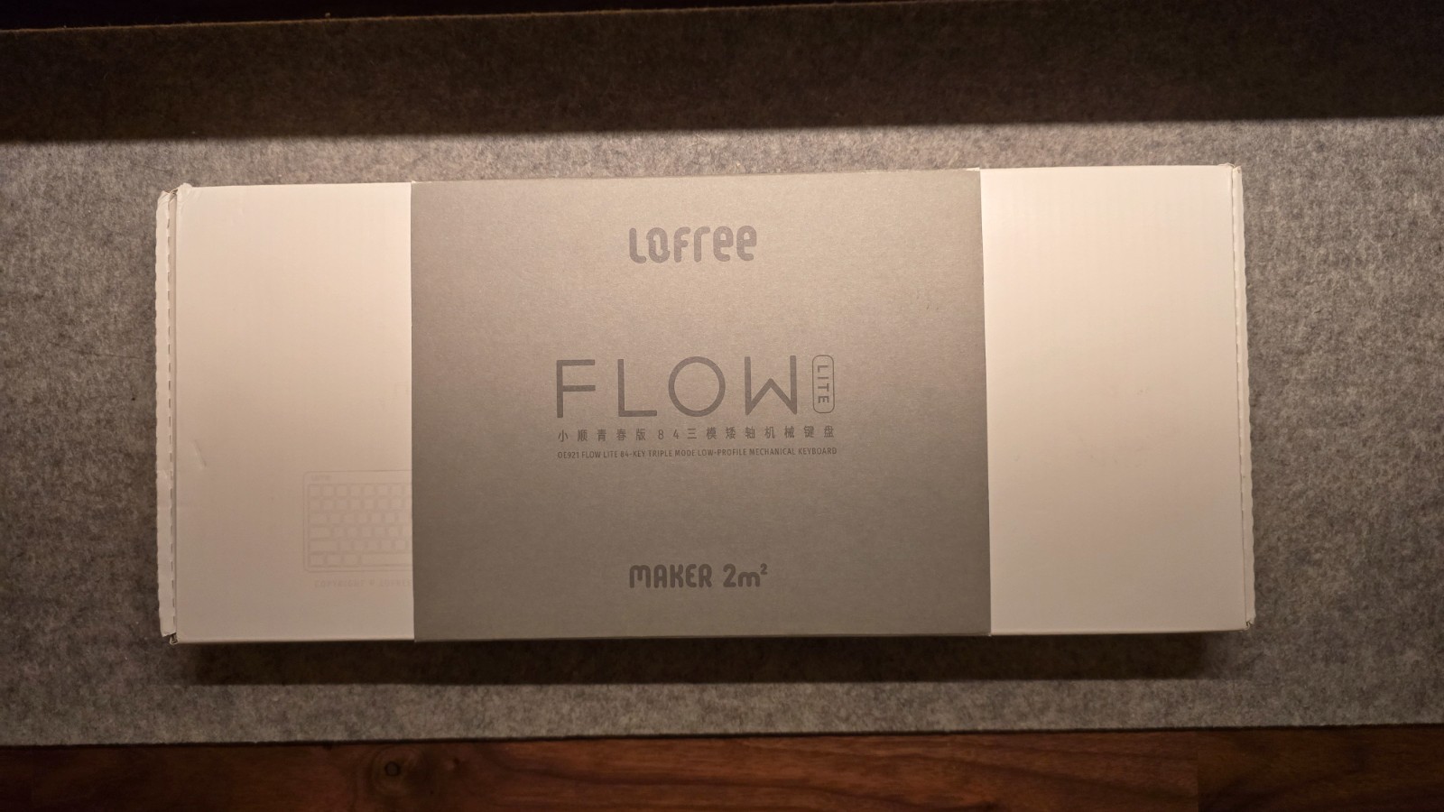 LOFREE Flow Lite 84-Key 75% Low Profile Mechanical Keyboard - Marble