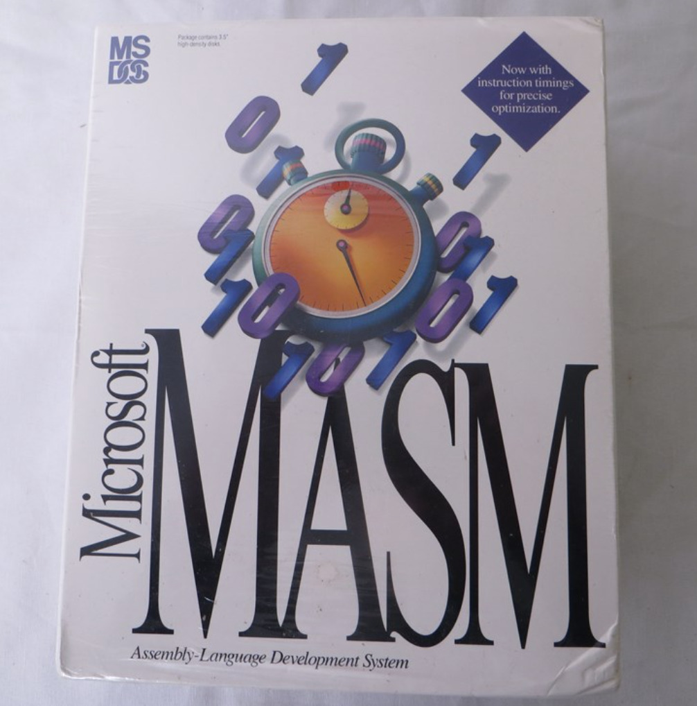 Microsoft MASM v6.10 Macro Assembler Assembly Language Development Software NEW