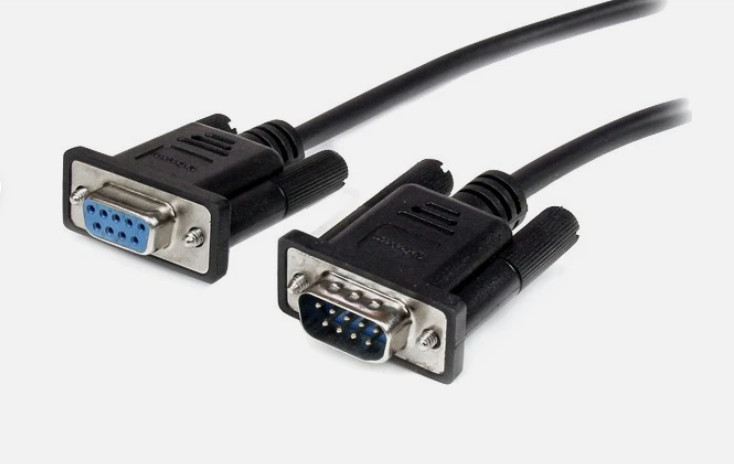 StarTech 1m Black Straight Through DB9 RS232 Serial Cable - M/F (MXT1001MBK)
