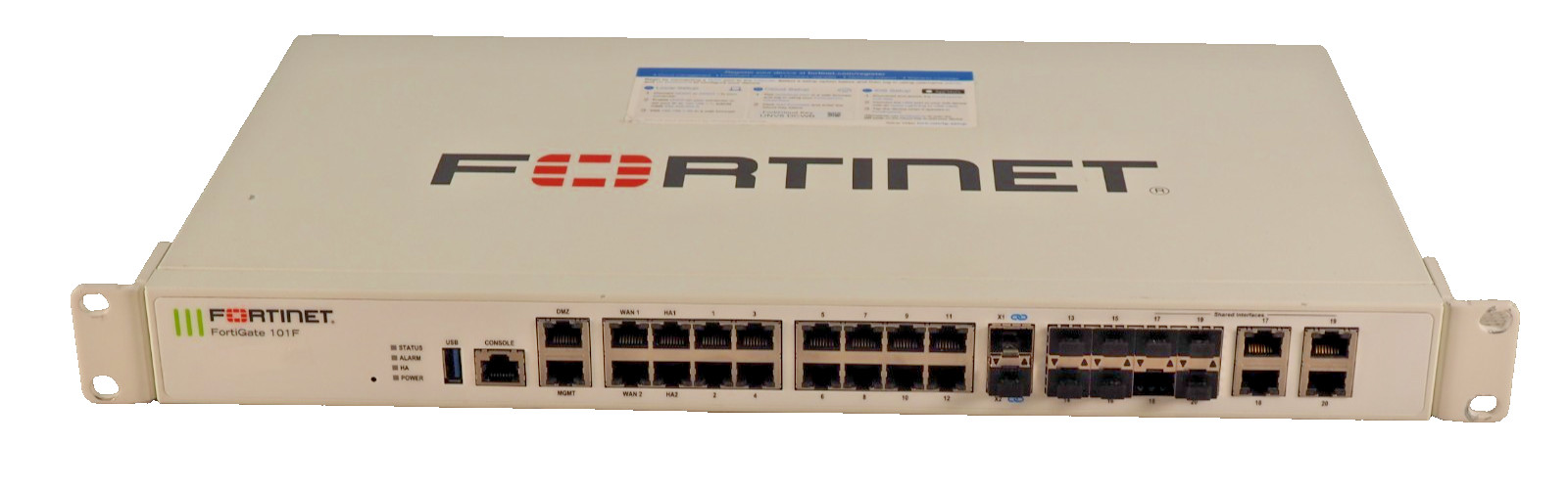 Fortinet FortiGate 101F Network Security Firewall Appliance Claimed Clou G2U