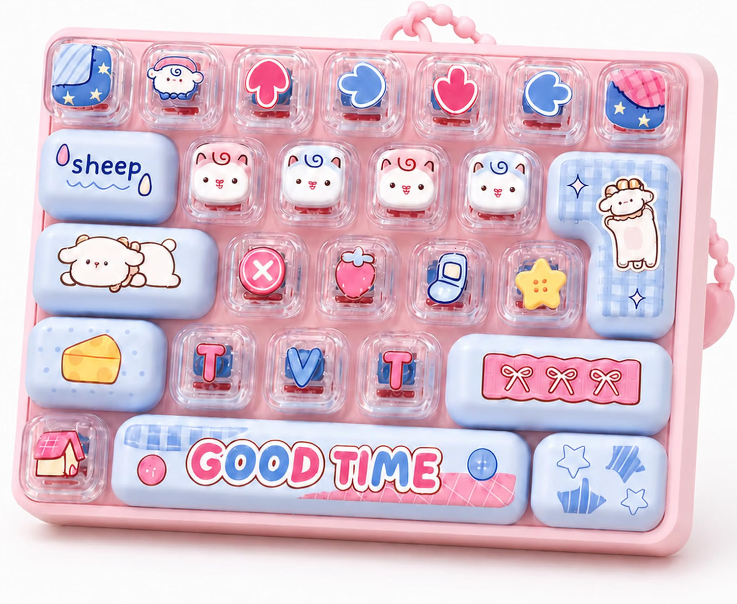 Keyboard Fidget Toy, 26-Key Clicky Keyboard Clicker for Stress Relief Portable..