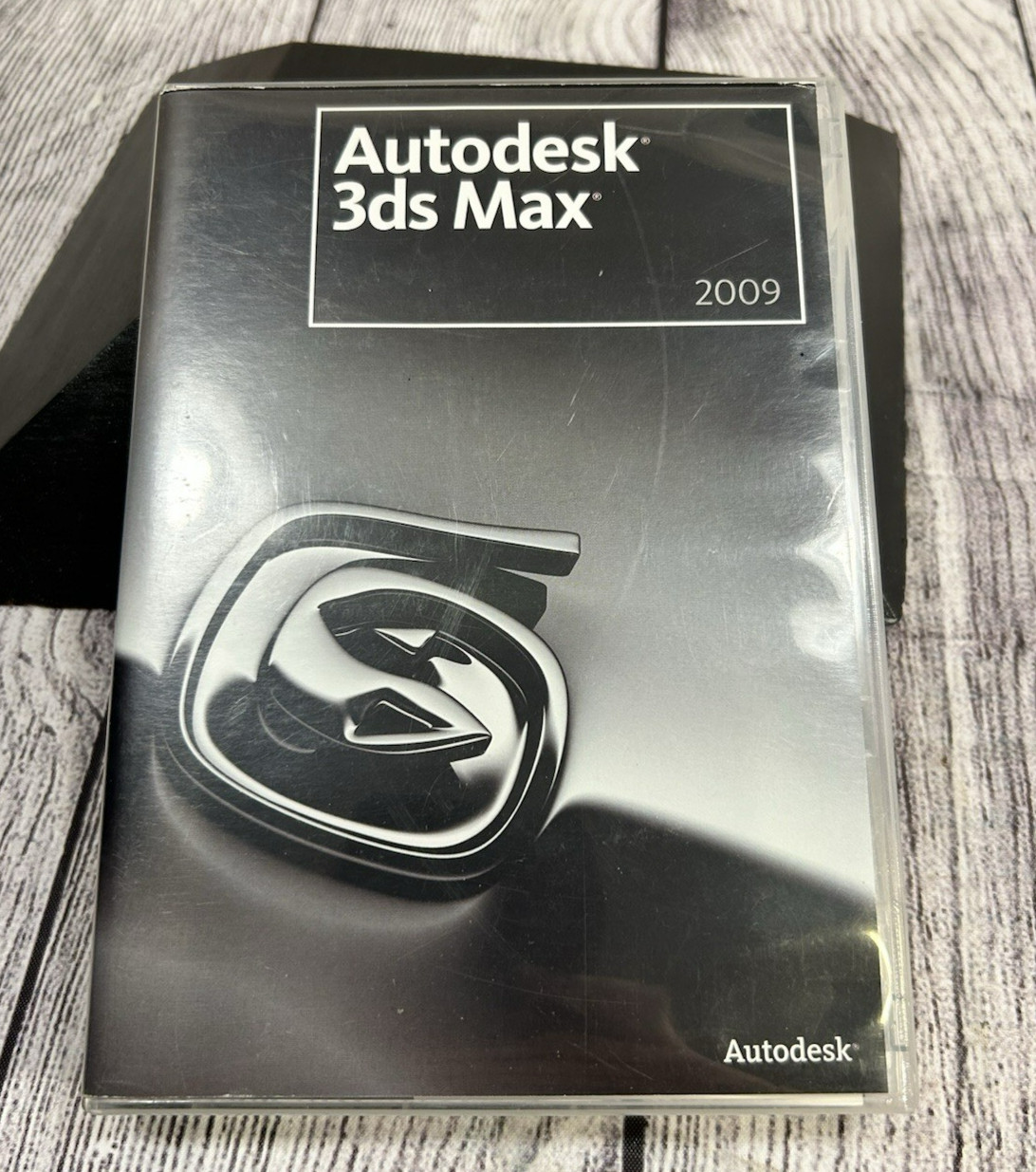 Autodesk 3ds Max 2009 Software Box & Discs PC 3D Modeling No Product Key