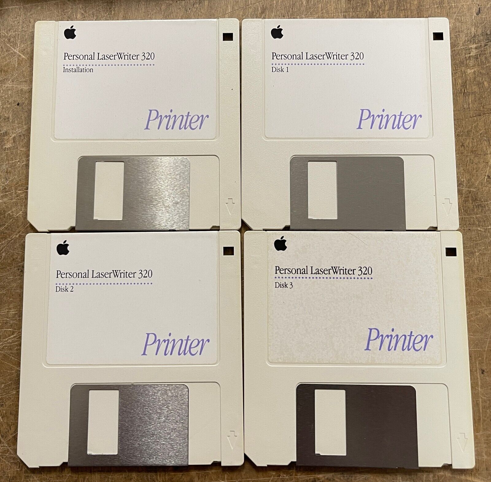Vintage Apple Personal LaserWriter 320 Install Diskettes TESTED and READABLE