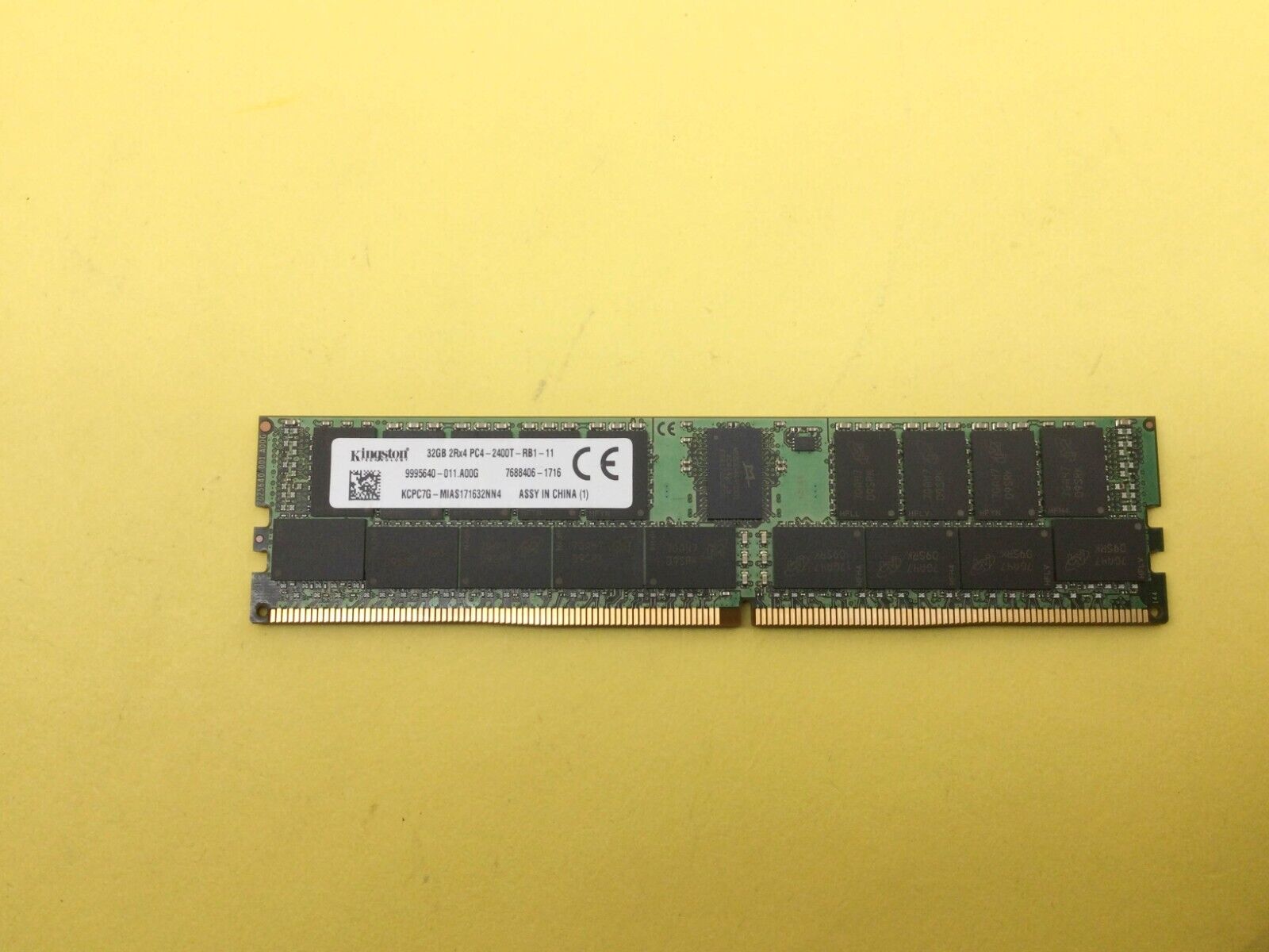 KINGSTON 32GB (1X32GB) 2RX4 PC4-2400T DDR4 SERVER MEMORY KCPC7G-MIA/32G