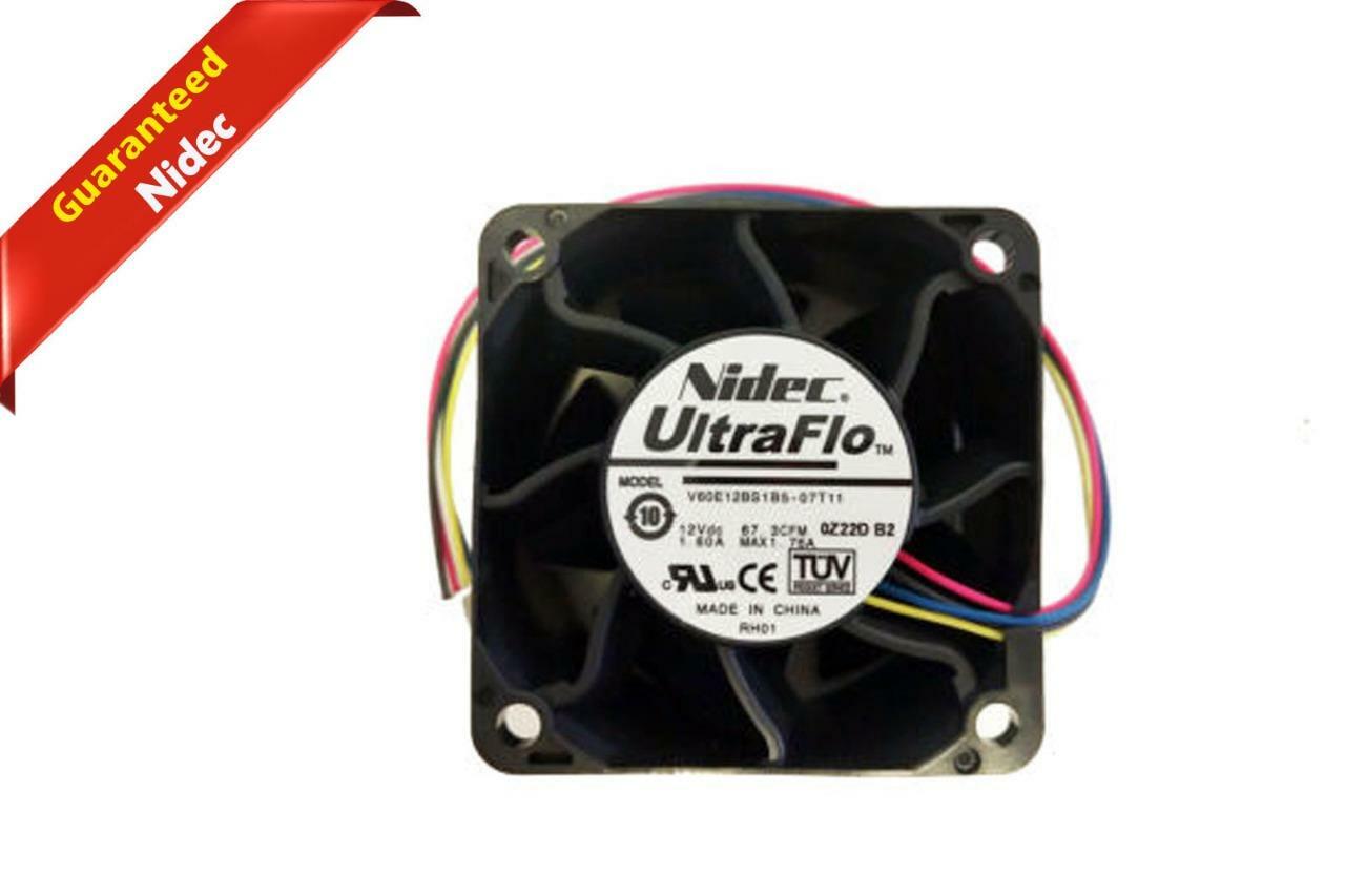 For Nidec UltraFlo Cooling Fan V60E12BS1B5-07T11 4-pin 12V 1.60A THA01 0H2K1D