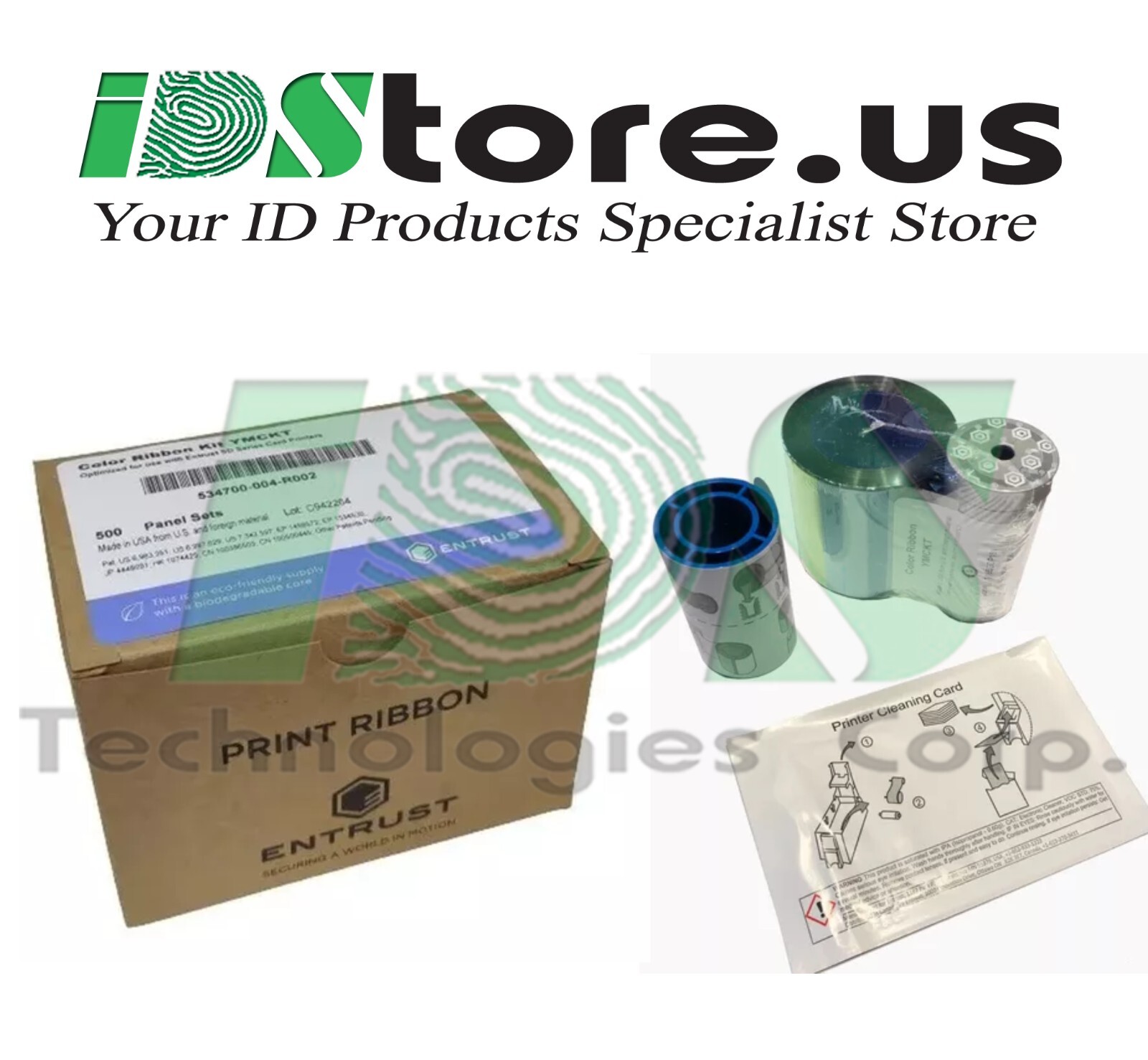 Datacard 534700-004-R002 Color Ribbon Kit YMCKT - 500 images Replaces 534000-003