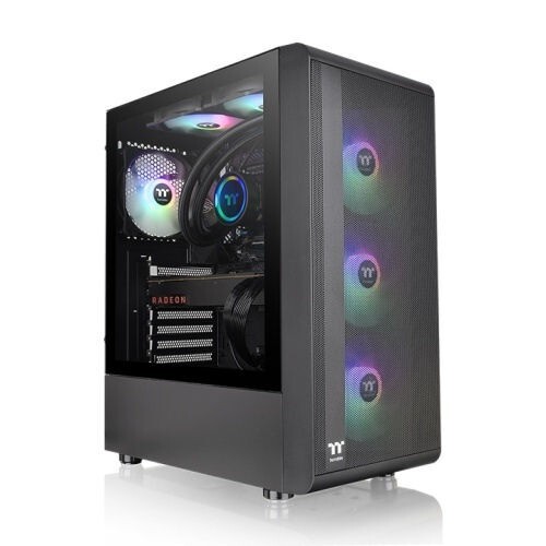 Thermaltake CA-1X2-00M1WN-00 S200 TG ARGB Mid Tower Chassis