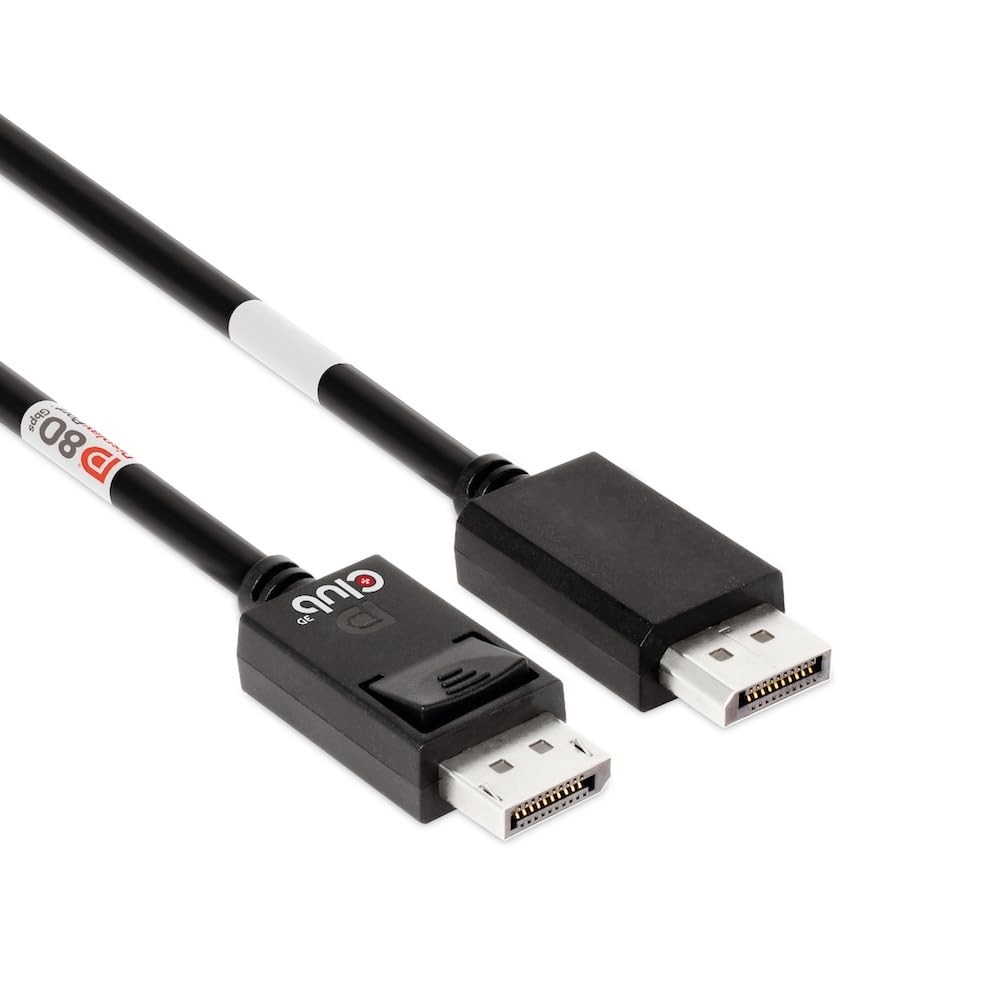 CAC-1091 1.2 Meter/ 3.94 Feet DisplayPort 2.1 Bi-Directional VESA DP80 Certified