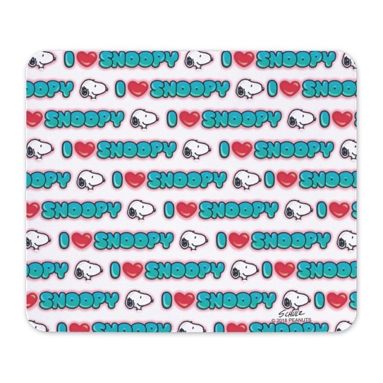 CafePress I Love Snoopy Non-slip Rubber Mousepad, Gaming Mouse Pad (944464076)