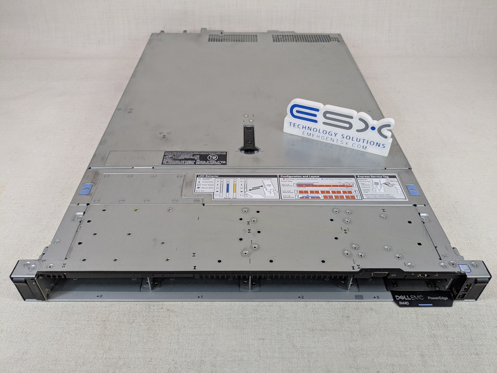 Dell PowerEdge R440 4x 3.5” LFF 1U CTO Server – 1x Heatsink, 2x 550W, IDRAC