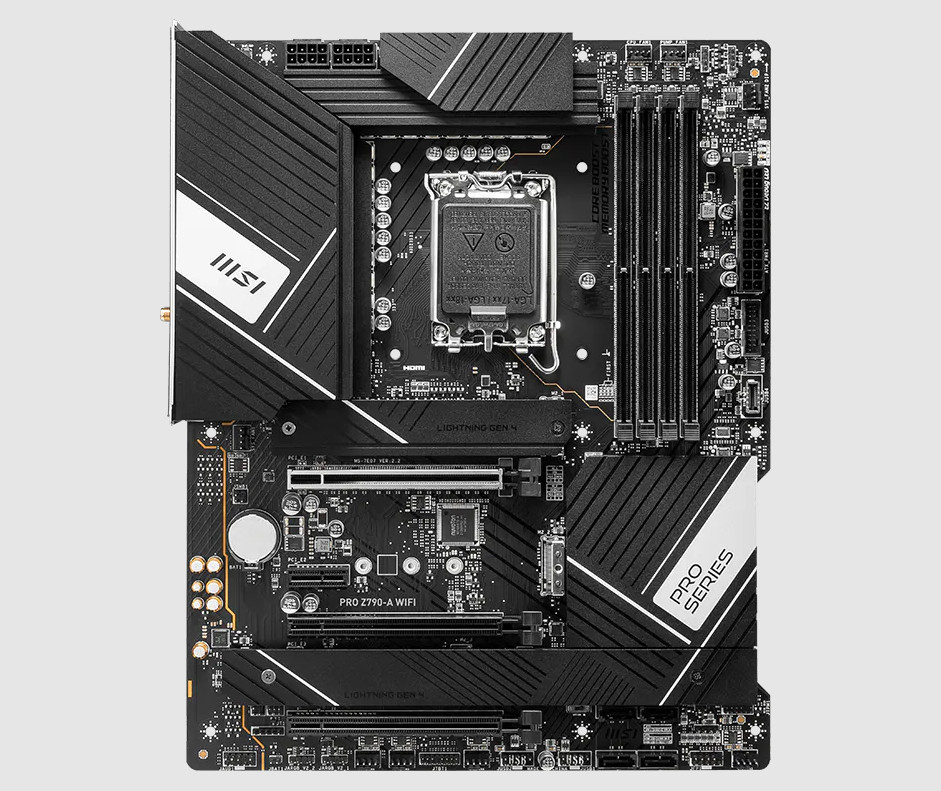 For MSI PRO Z790-A WIFI motherboard Z790 LGA1700 DDR5 128G HDMI+DP ATX Tested OK