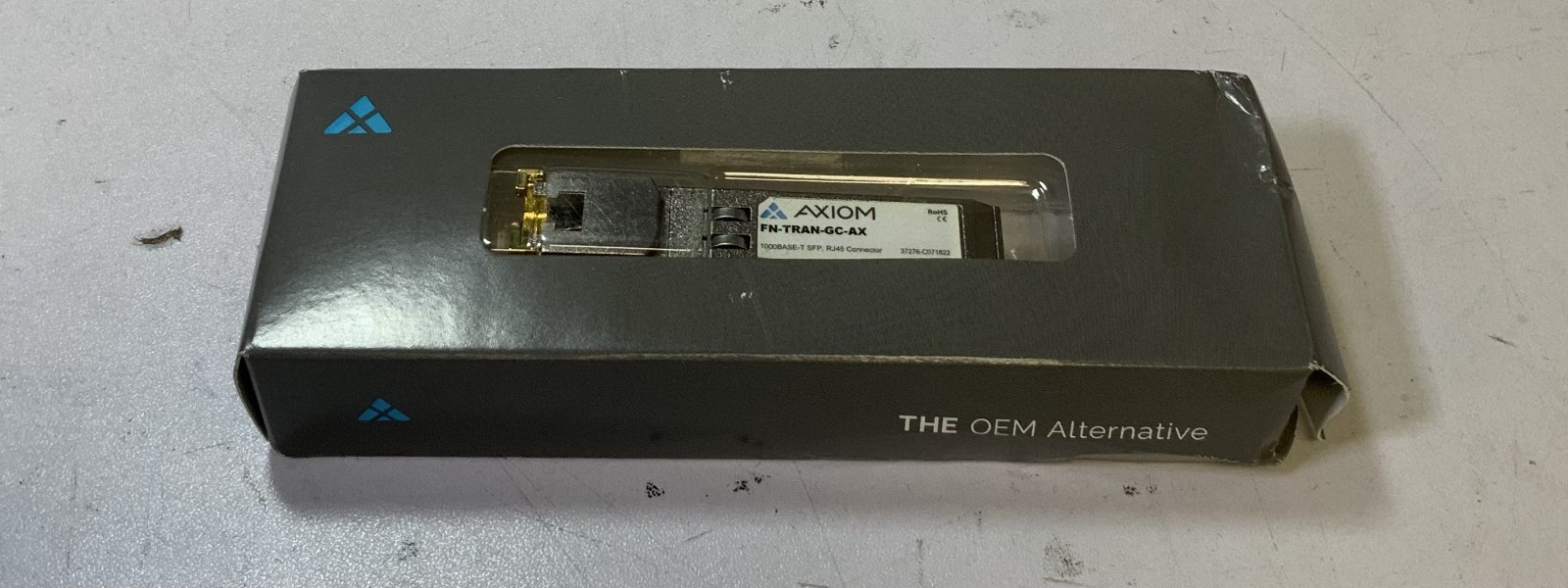 Axiom FN-TRAN-GC-AX 1000BASE-T SFP RJ45 Optical Network Transceiver "I1C"