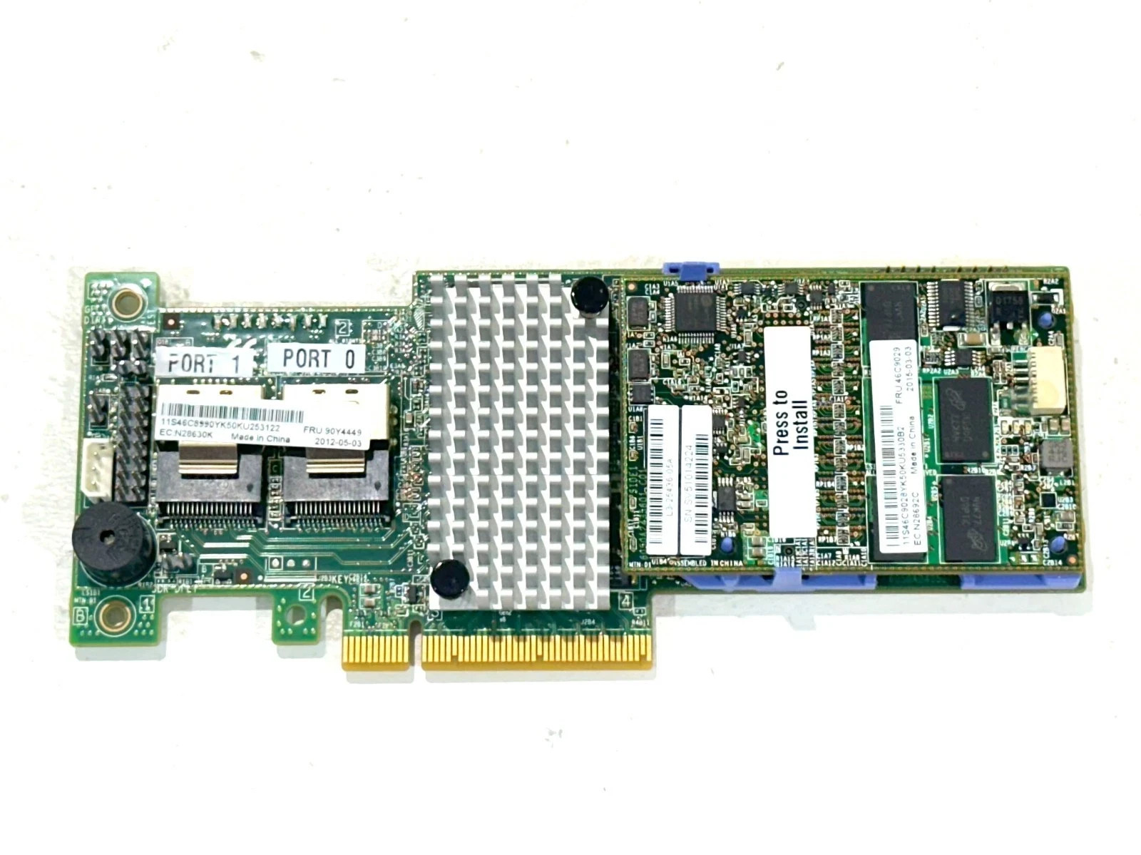 IBM 90Y4449 ServeRAID M5110 8-Port 6Gbps PCIe SAS SATA RAID Controller Card