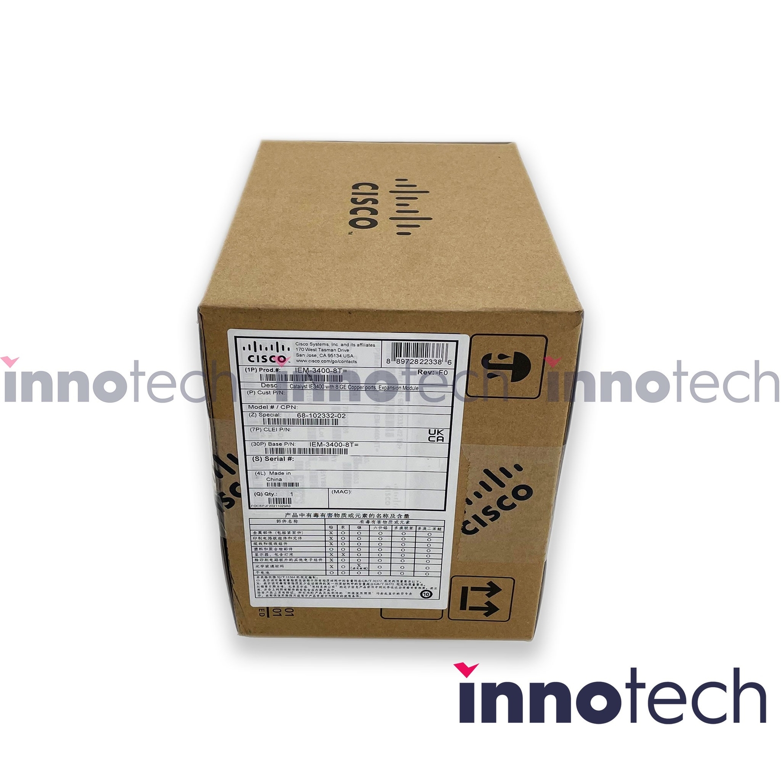 Cisco IEM-3400-8T Catalyst Expansion Module New Sealed
