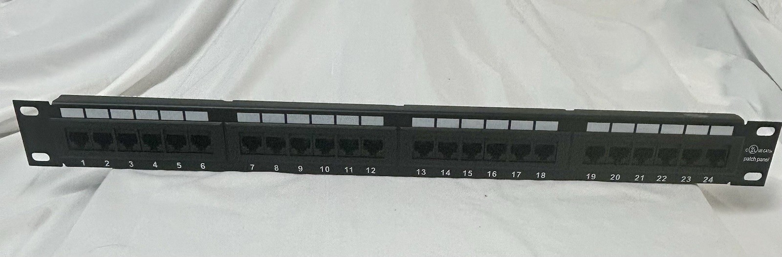 Wirepath 24 Port Cat5e Rack Mount Patch Panel WP-PP24-RM