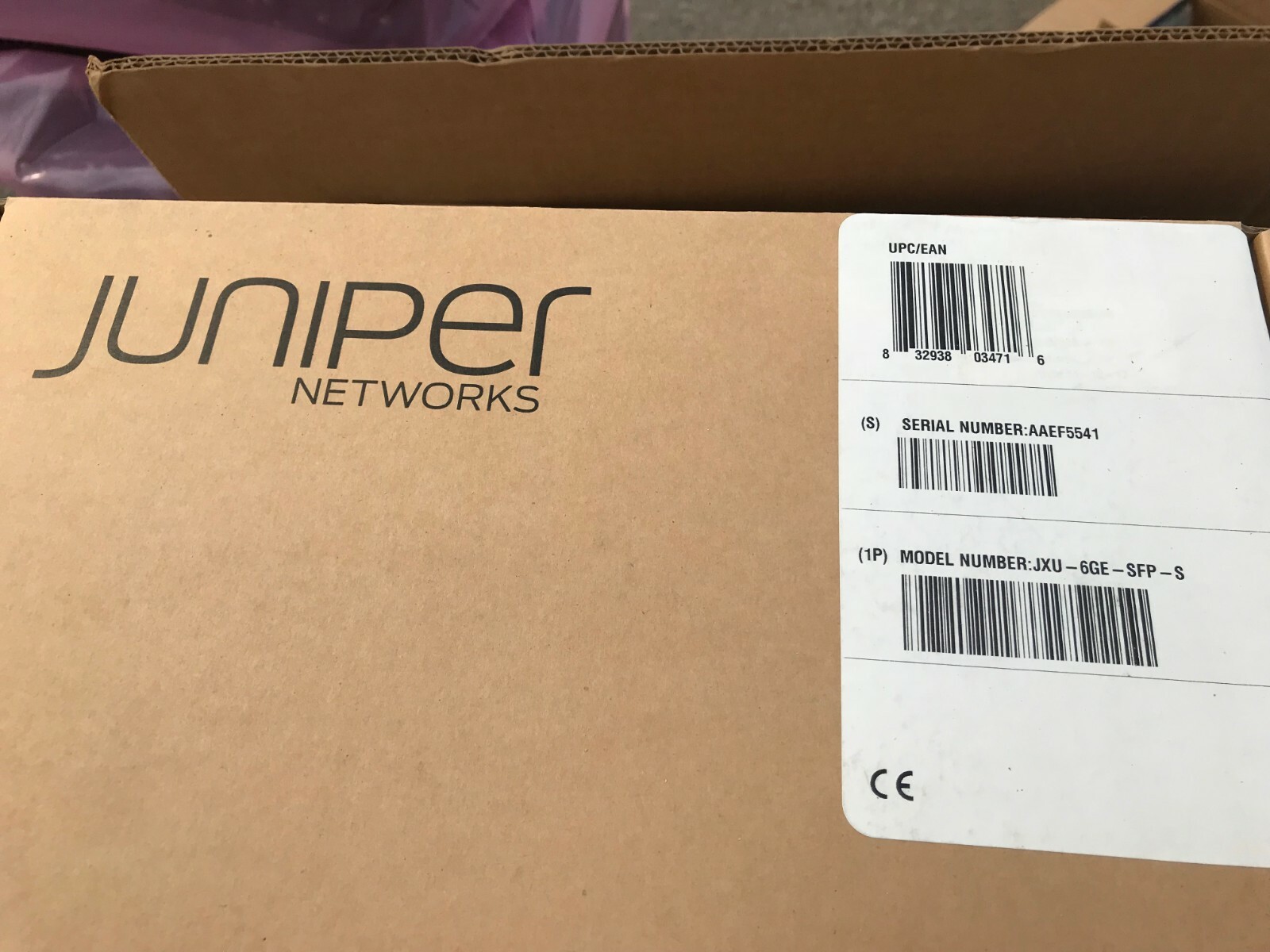 New 2x Juniper Networks 8-Port Interface Gigabit Ethernet Module JXU-6GE-SFP-S