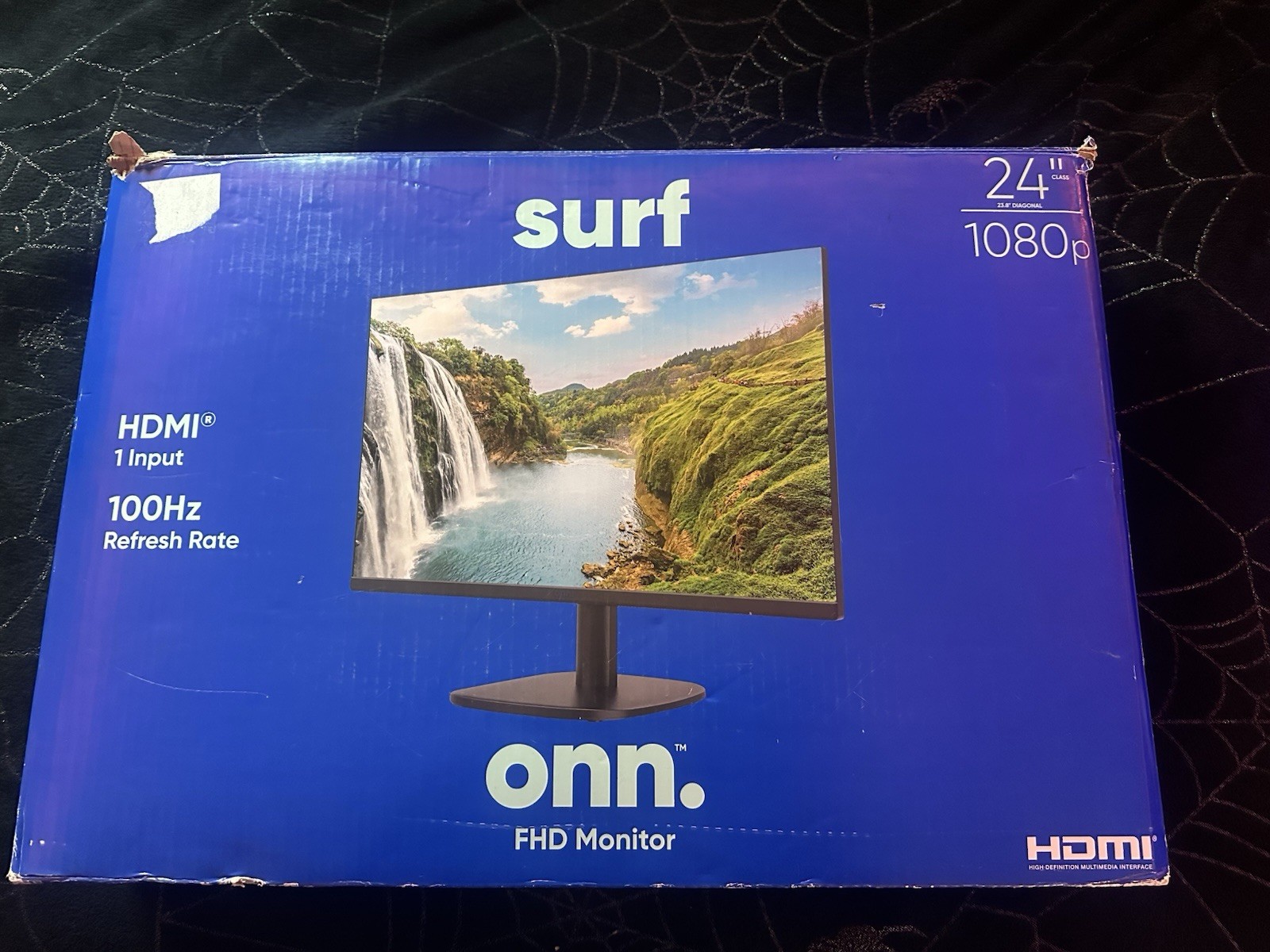 Onn Surf 24" FHD Monitor 1080p HDMI Input 100Hz Refresh Rate