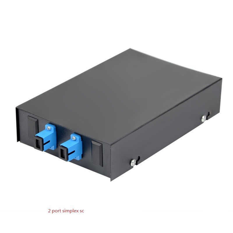 19" Rack Optical Fiber Distribution Frame Box 2/4/6/8/10/12/16/24 Ports SC/LC SM