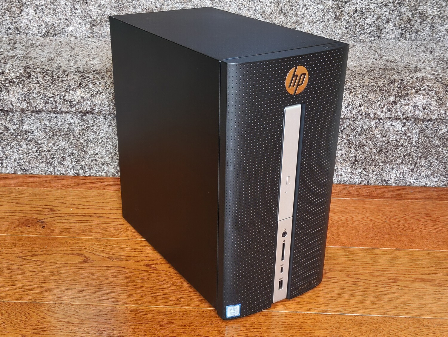 HP Pavilion 570-P054 Desktop (i3-7100 CPU 8GB RAM, 500GB SSD, Windows 11 Home)