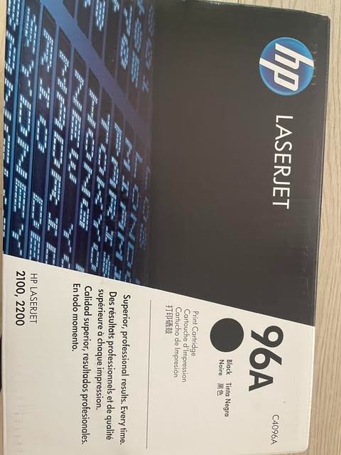 HP LaserJet Printer Cardridge 96A Black