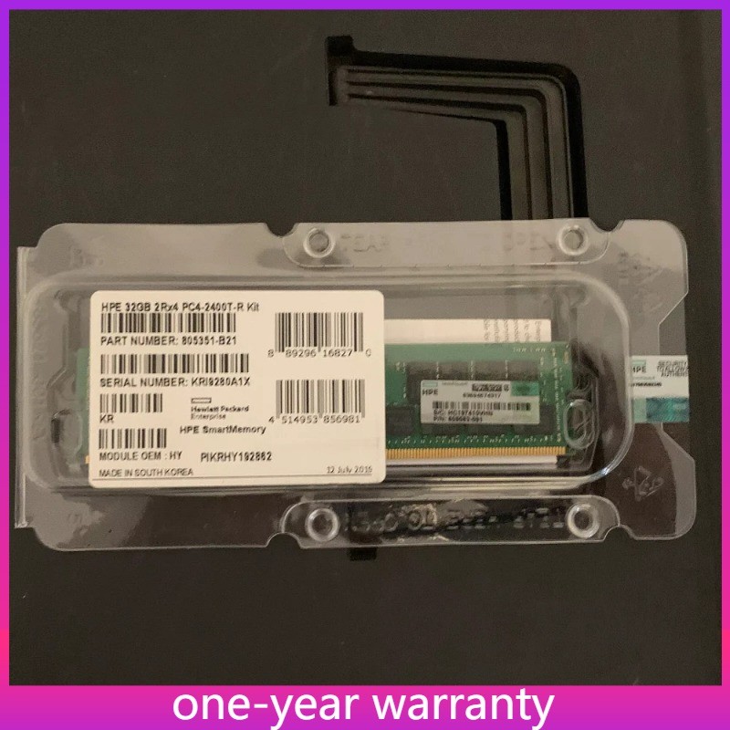 805351-B21 819412-001 809083-091 NEW HPE 32GB 2RX4 DDR4 PC4-2400T GEN9 Memory