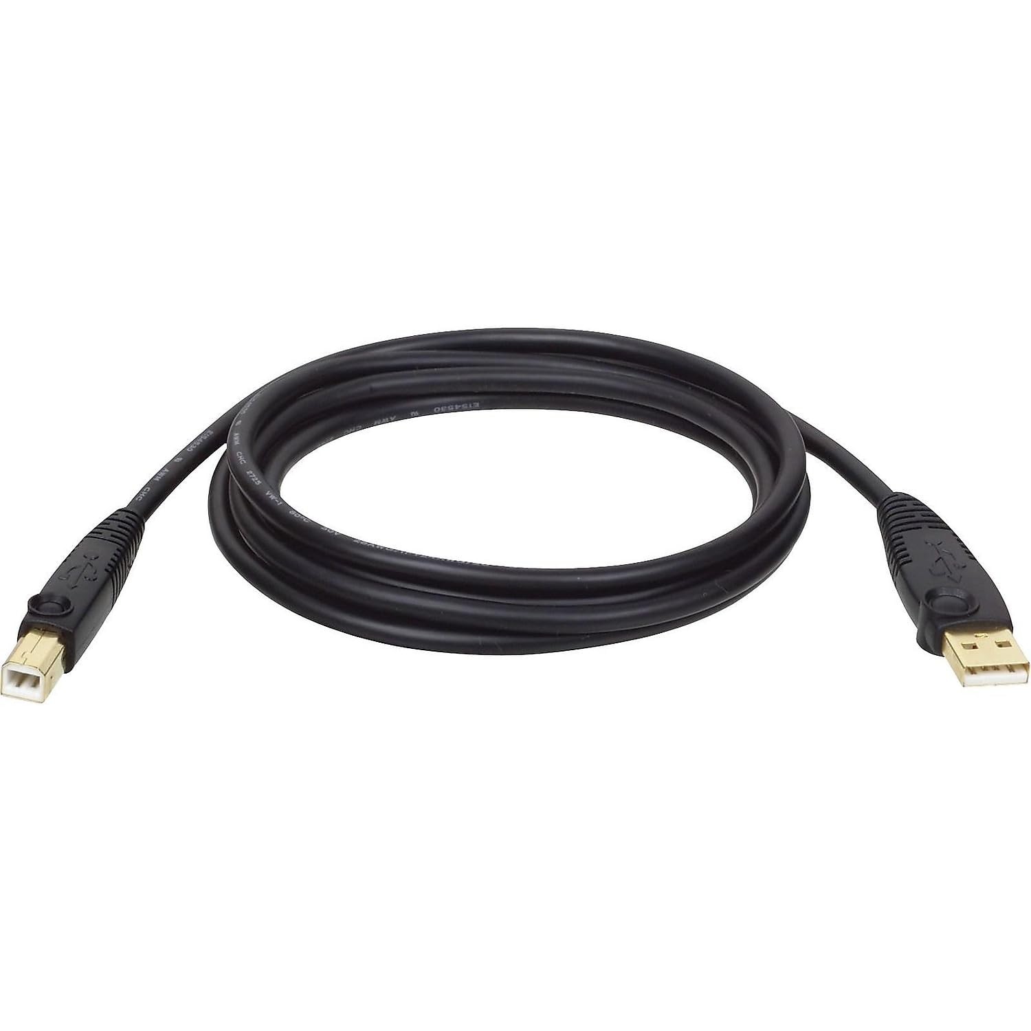 Tripp Lite USB 2.0 High-Speed Cable, Type-A to Type-B (M/M), 15-ft. (U022-015)