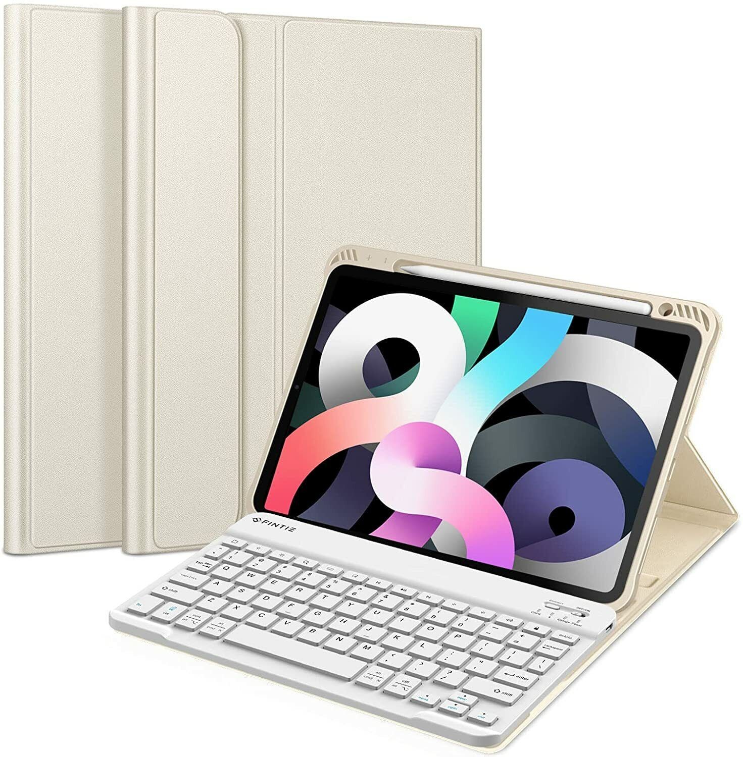 Harvopu Compat. Backlit Keyboard Case for iPad Air 11-inch M2  2024/Air 5th 4th