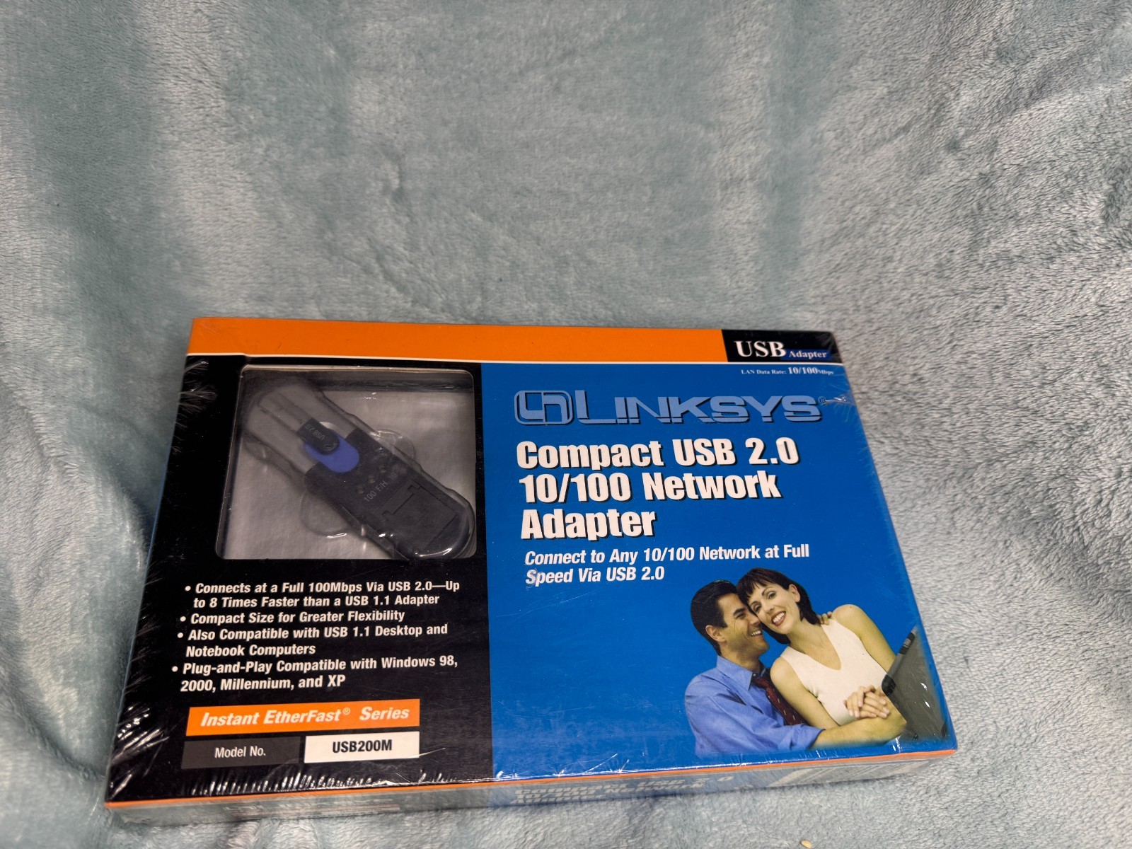 Linksys Model USB200m USB 2.0 Network Adapter - Sealed Box, 