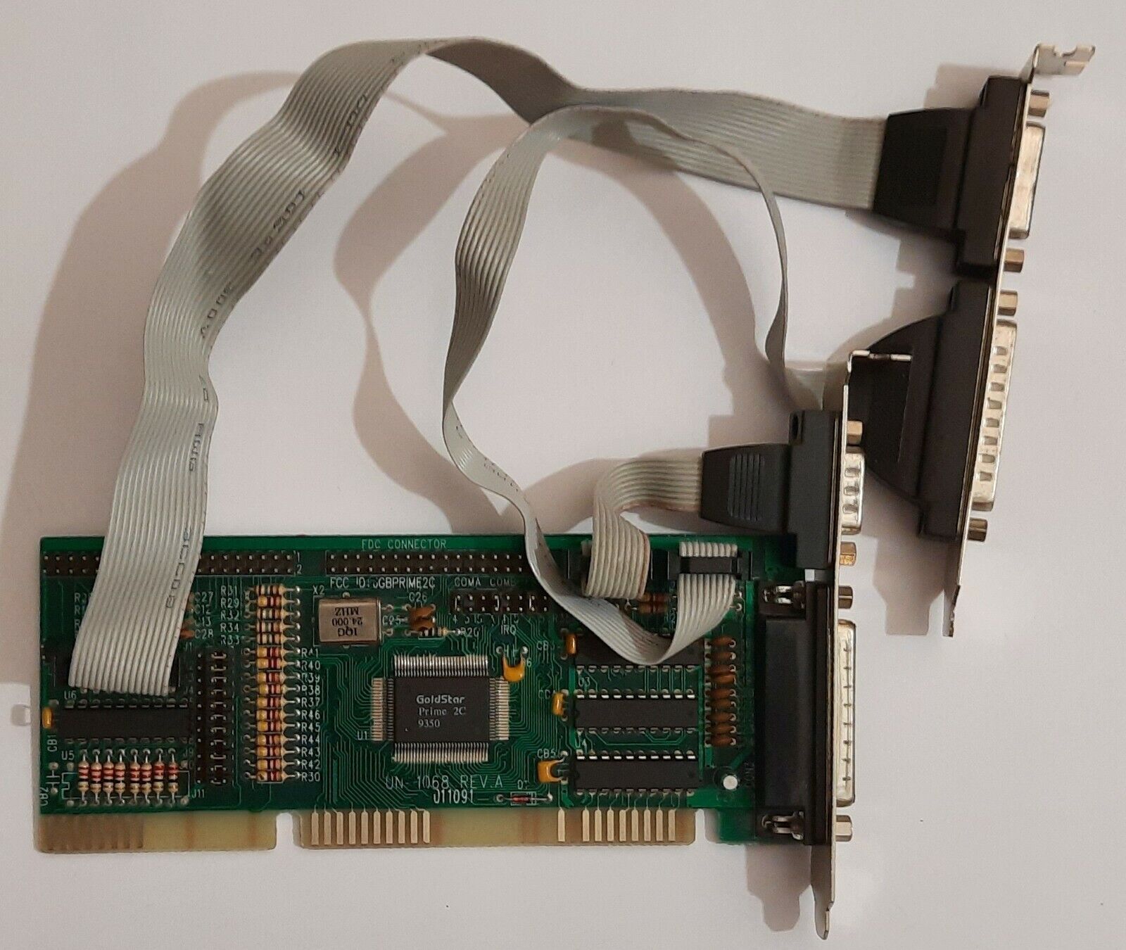 MEC UN-1068 ISA Multi-I/O IDE Floppy Controller (Goldstar Prime 2C, Retro, 1994)
