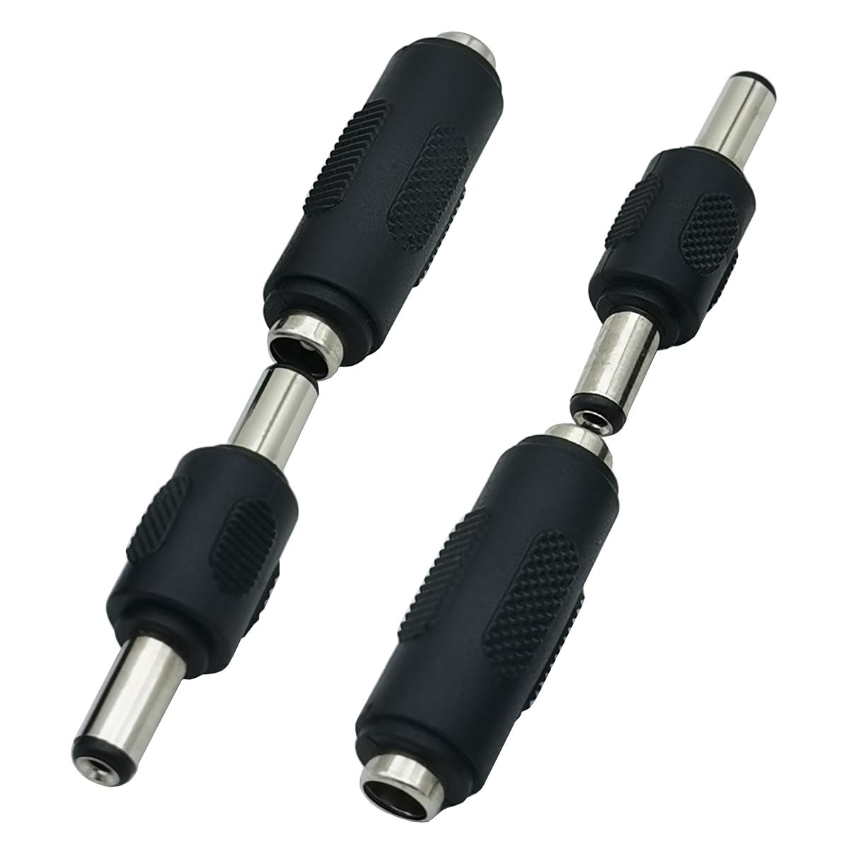 12V 5.5 x 2.1mm Female to DC Power Connector Adapter, Male Male... 