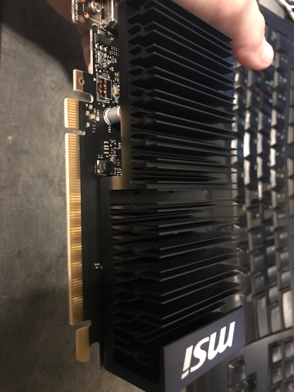 MSI NVIDIA GeForce GT 1030 2GH LP OC 2GB GDDR5 Graphics Card