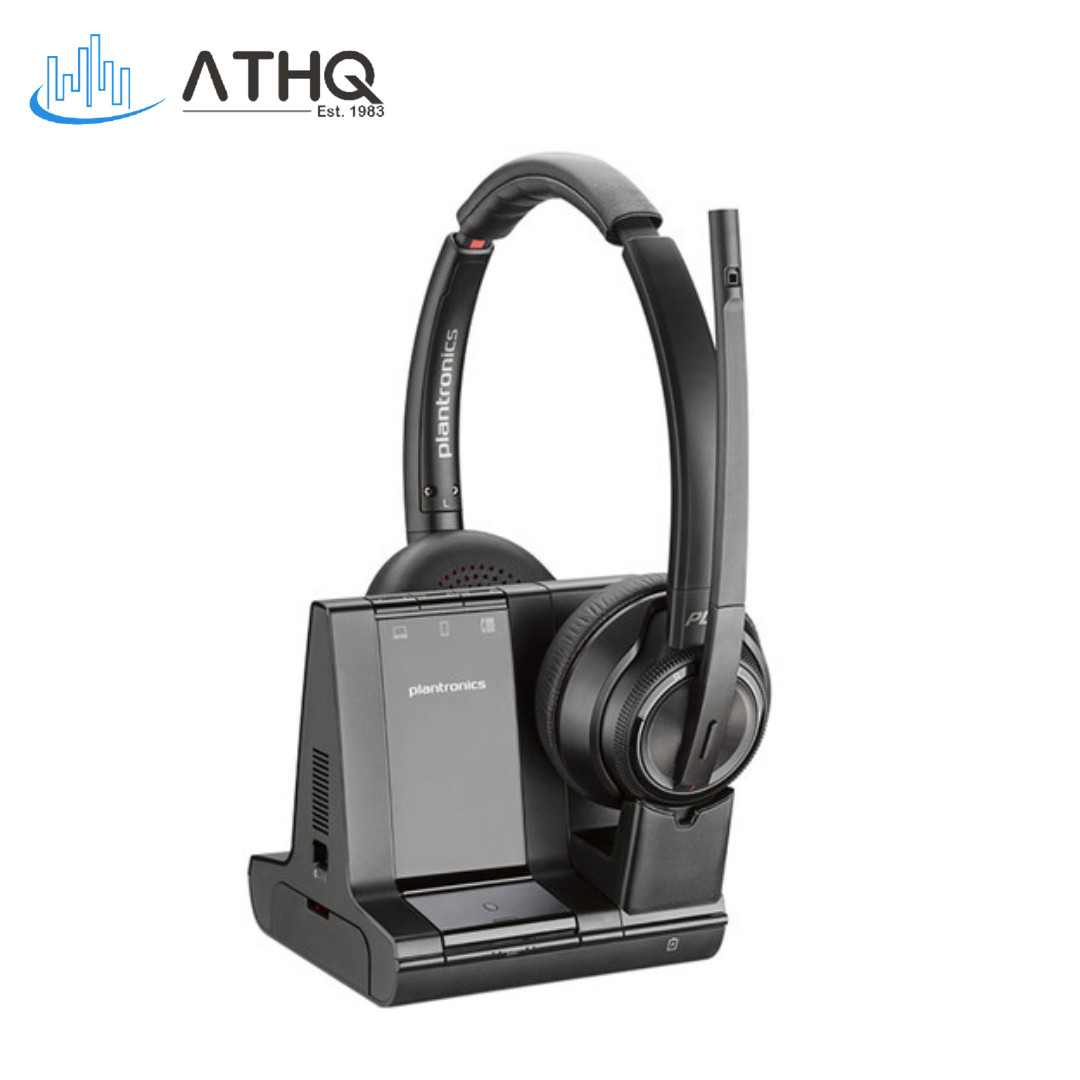 Plantronics Savi 8220-M Wireless DECT Headset System Microsoft Teams 7S4B6AA