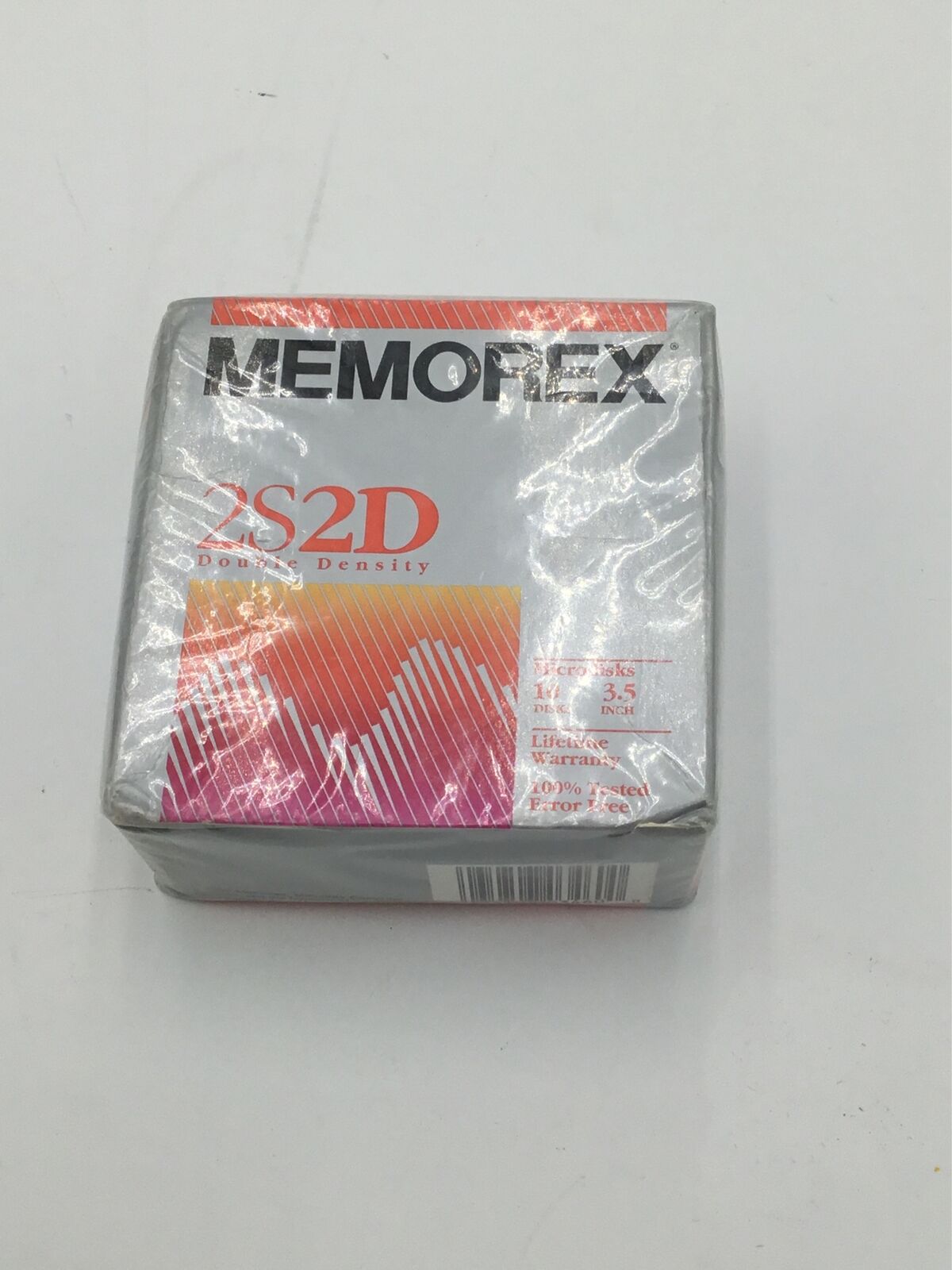 Memorex 2S/2D Double Sided Double Density 3 1/2 Inch Microdisks 1 Box Of 10